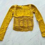 Free People  On Point Lace Top in Green Size XS NWOT $98 Photo 0