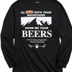 Beer Mountain Black Long Sleeve Size L Photo 0