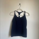 Athleta  Ribbed Black Built In Tank Photo 1