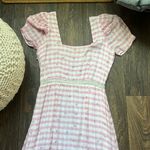 Love Shack Fancy  STRIPPED PINK MAXI DRESS Photo 4