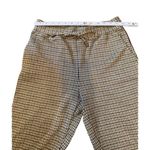 Maeve by Anthropologie Tan Plaid Pull on Pants Sz XS Photo 5