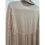 Lovestitch Bohemian Tunic Top Women's Small Checkered Tiered Long Sleeve Casual Photo 8