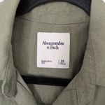 Abercrombie & Fitch Olive linen Blend Shirt Dressbsz Xs Photo 1