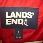 Lands’ End Down Puffer Vest Red Plaid Packable Lightweight Outerwear Size L Size L Photo 5