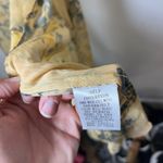 Kori America Floral Kimono Robe Maxi Dress Coverup Yellow Button Front Large Photo 7