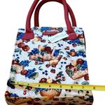 New Longaberger Homestead Collection Fruit Handbag Purse Tote Bag Small Photo 8