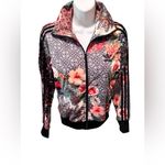 Adidas Originals Jardim Agharta Farm Firebird Floral Track Jacket Black Sz S Photo 4