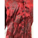 Notations NWOT  Womens‎ Twofer Blouse w Attached Tank Bling Holiday Large Rayon Photo 8