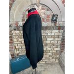 sweater oversized 1980s bleck red geometric high neck Black Size L Photo 3