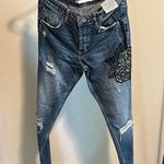 ZARA  TRF embroidered Jean Photo 0