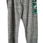 PINK - Victoria's Secret  Gray Tropical Palm Leaf Logo‎ Jogger Sweatpants - Large Photo 0