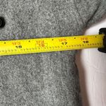 Ellen Tracy  Extra Fine Merino Wool Sweater Womens Sz Small Cowl Neck Buckle Gray Photo 7