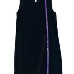 Rebecca Taylor Sleeveless Fringe Trim Shift Dress Black Size 0 Photo 7