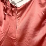 We Wore What • mini dress pink silky cowl neck chiffon puff sleeve sz 2 Photo 10