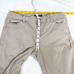 Buffalo David Bitton  Samuella Mid Rise Bermuda Shorts Size 6 Solid Khaki Tan Photo 5