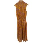 Nanette Lepore  Hi-Lo Pink Paisley  Summer Sleeveless in Sun Squash Dress Size 10 Photo 7
