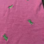 Quacker Factory Silk Blend Pink & Green Grasshopper Sleeveless Top Size M Photo 6
