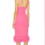 Revolve NBD Roja midi dress in hot pink Photo 3