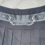 Royal Bones  chain belted pleated gothic school girl shirt skirt size small Photo 3