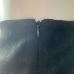 Maeve Anthropologie  Black Wool Skirt sz 4 Pencil Skirt Tiered Scallop Hem Photo 6