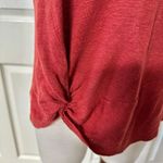 Athleta red linen sleeveless top Photo 3