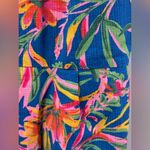 J.Crew  Dress Floral Size 6 Cotton Tropical Fit & Flare Vacation Travel Casual Photo 3