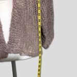 Wild Fable NWT Dusty Rose Pink Purple Open Knit Front Cardigan Shrug New Photo 5