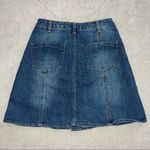 Mossimo Supply Co denim skirt with buttons, size 00 Blue Photo 2
