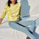Anthropologie  Pilcro Green Tie Dye Sweatshirt Photo 0