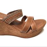 Italian Shoemakers  embellished strappy wedges 9 Photo 3