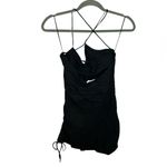LIONESS Nwt  Playa Den Bossa Black Strappy Mini Dress Photo 2