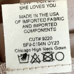 Show Me Your Mumu NEW SMYMM Chicago High Neck Gown in Show Me The Ring Crepe Photo 7