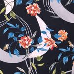 Crescent Alfani Woman NWT Size 3X Moon Floral Print Ruffle V-Neckline Blouse Top Photo 5