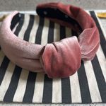 Lele Sadoughi  Velvet Pink Headband Photo 2