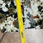 Open Edit White and Green Midi Pencil Skirt with Slit Photo 6