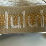 Lululemon Everywhere Belt Bag 1L Wordmark Vapor/Gold/White Designed Casual New Photo 2