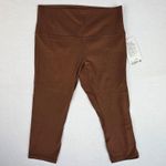 Lululemon NWT Align Nulu 21" Crop High Rise Leggings Size 14 Brown Photo 0