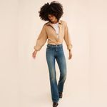 Free People We The Free Sabine Slim Straight Jean 27 Hibernate/Med Wash $128 NWT Photo 6