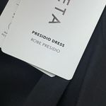 Athleta Presidio Dress Small Black NEW Athleisure Maxi High Low Active Casual Photo 8