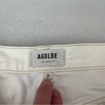 AGOLDE  White Distressed Ankle Jeans Photo 7