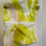 Young Fabulous and Broke  Green and White Tie-Dye Shoulder Pad Sleeveless Top Sz M Photo 12