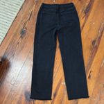 Just USA  Black High Rise Straight Leg Jeans Raw Hem size 28 6 Photo 6