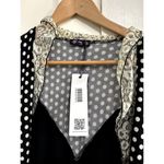 NWT Lily by Firmana Open Front Cardigan Size XL Whimsical Fun Flirty Black Photo 1