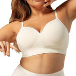 Truekind Everyday Throw on Wireless Bralette Bralette Beige Size L Tan Size L Photo 0