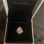 Pandora ROSE Teardrop Ring Photo 0