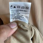 Princess Polly  Mini Dress Size 4 Lillie Puff Long Sleeve Beige Nude Tan Party Photo 13