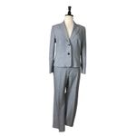 Kasper  Women’s Pant Suit 2 Button Kate Classic Fit Notch Lapel Gray Plus Size 16 Photo 14