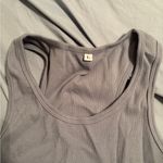 Gray Women's Tank Top Brown Size L Photo 1