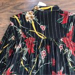 Ba&sh • Paprika Dress floral print Noir black mini popover swing shirtdress Photo 13