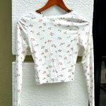 Forever 21 floral scrunched top Photo 3